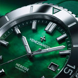 Orologio Venezianico Nereide Madreperla Verde 4521540 cinturino in gomma dettaglio 3