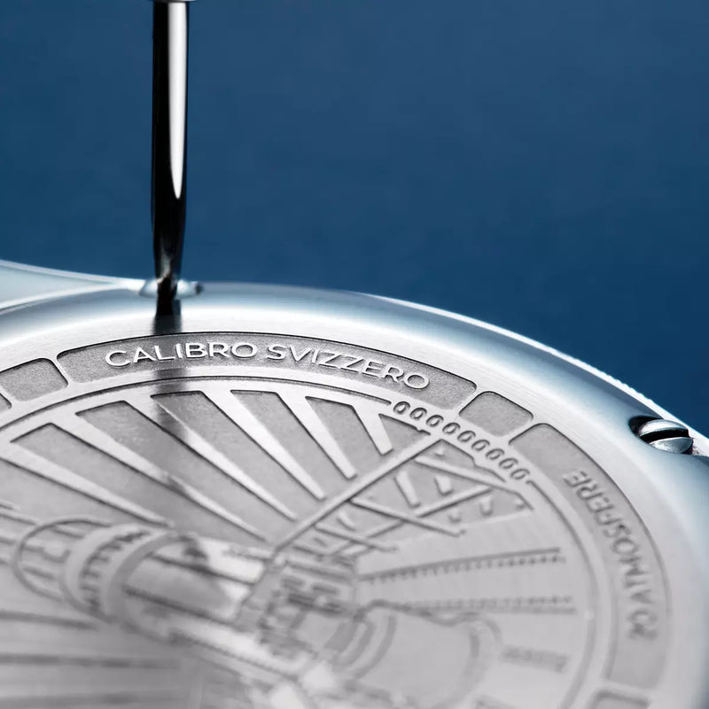 Orologio Venezianico Nereide Tungsteno Blu 4521501C cinturino in acciaio lucido e satinato dettaglio 5