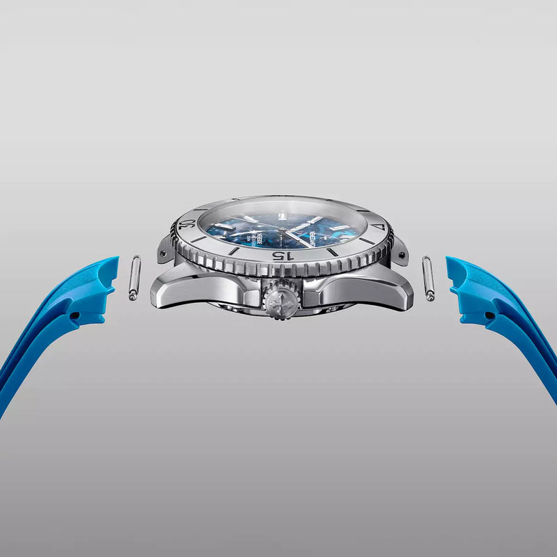 Orologio Venezianico Nereide Ultraleggero 42 mm Blu 3921506 cinturino in gomma dettaglio 6