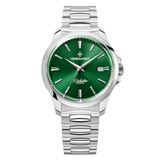 Orologio Venezianico Redentore 40 mm Verde 1221501C cinturino in acciaio lucido e satinato