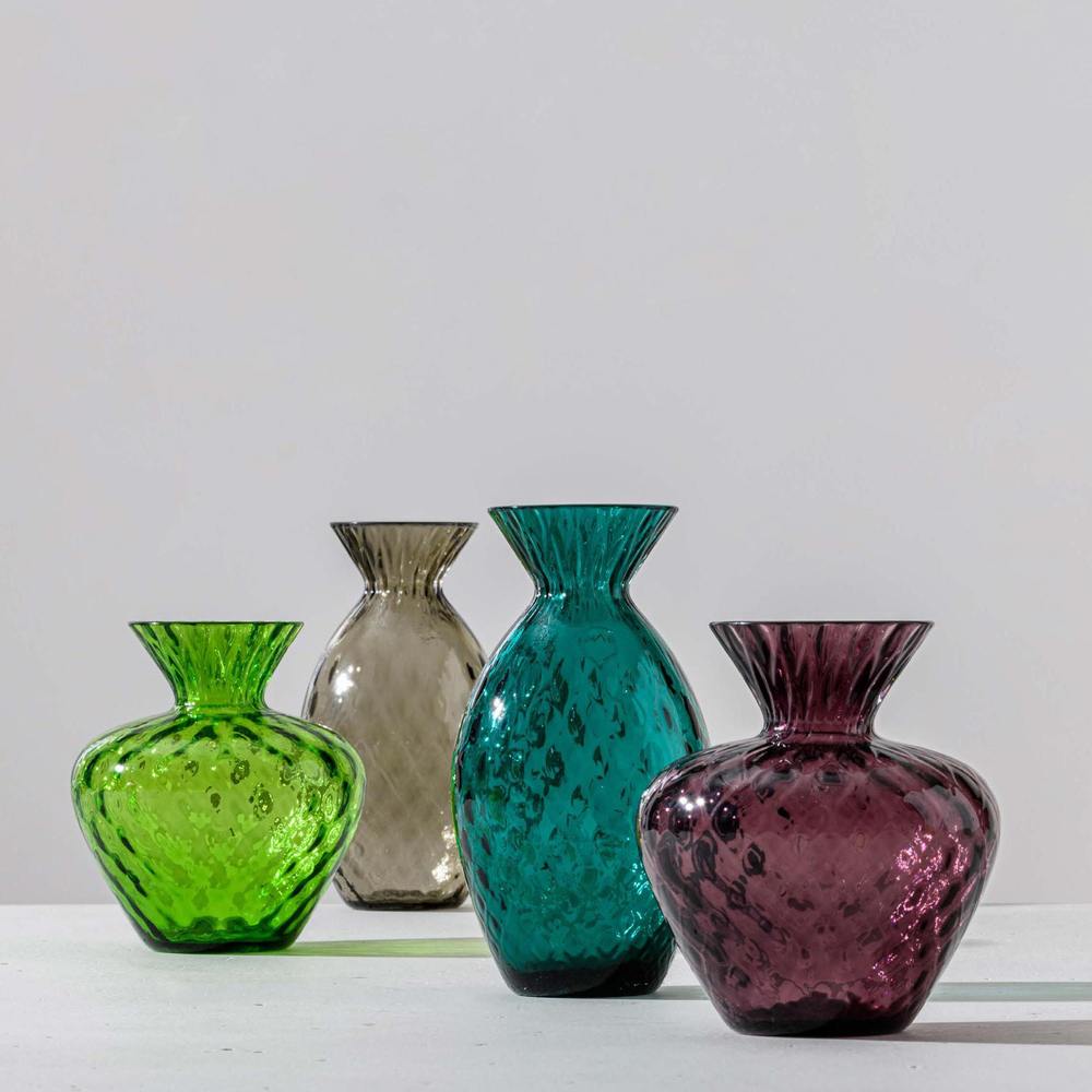 Blim Verona - Vaso Per Fiori In Plastica Riciclabile, Diametro 14 Cm, Colore Marrone Scuro, Per Interni Ed Esterni