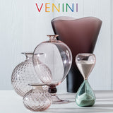 vaso venini balloton color rosa cipria in vetro soffiato di Murano 100.36 Variante1